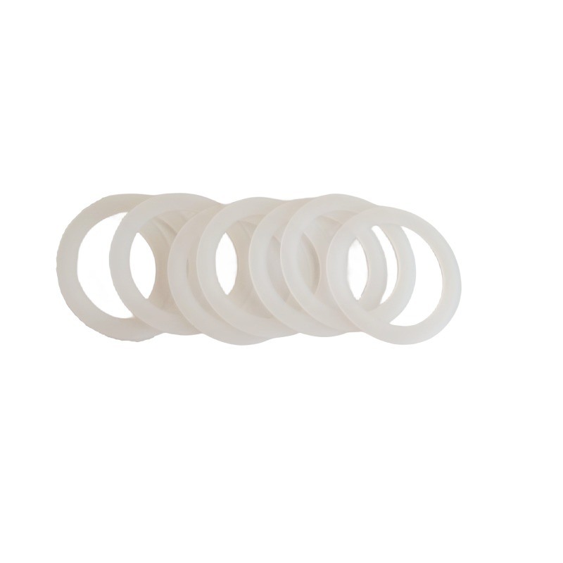 FDA-compliant Food Grade Silicone Rubber Gasket dengan 40-90 Shore A Kekerasan dan ukuran yang disesuaikan