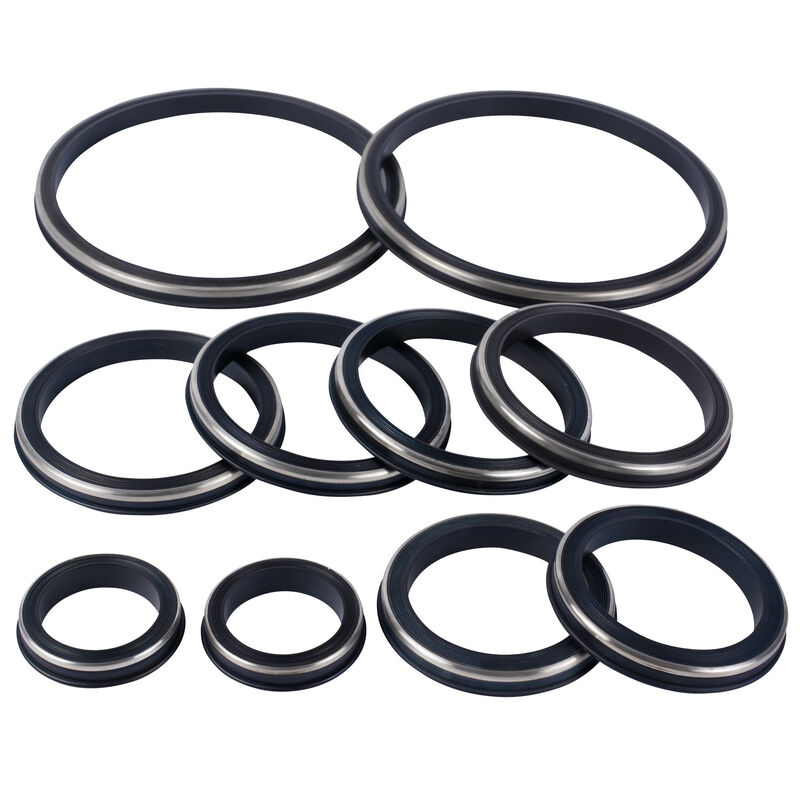 80 Shore A Nitrile HNBR PTFE FKM Rubber Hammer Union Seals Untuk Oilfield