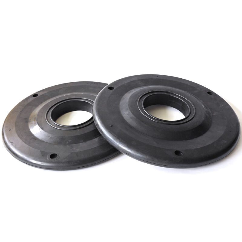 Pembersih Pipa Bor Karet Datar 9 Inci untuk Pipa Industri ID 68mm