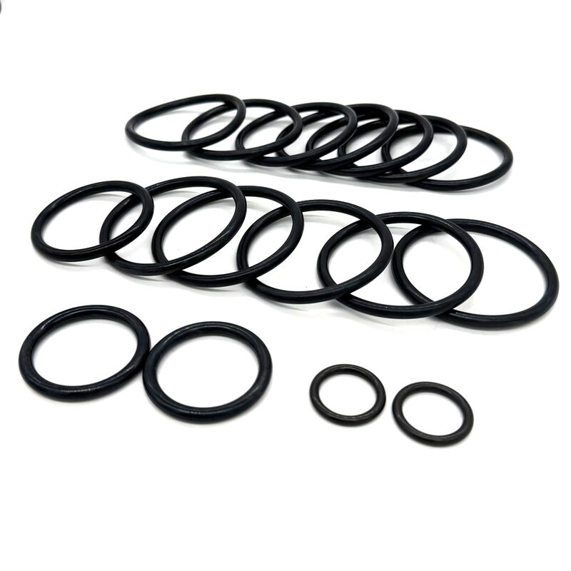 Oil Resistant Nitrile O-Rings dengan 70-90 Shore A Hardness dan Ukuran Khusus untuk Sealing Industri
