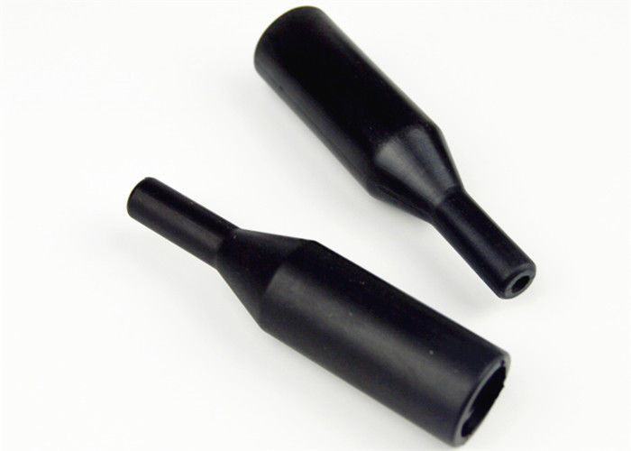 Menerima kustom Hitam NBR tahan panas Wire Tubing Wire Protector Karet Boot Kabel Gland Shroud
