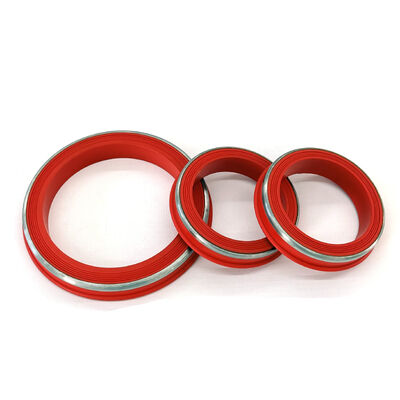 FKM tahan suhu Lip Style Hammer Union Seals dengan SS Ring Dirancang untuk Lingkungan H2S & CO2