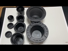 NC50 Penutup Sekrup Tugas Berat Wanita Pria Hitam plastik PP Tutup Pelindung Benang