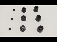 OEM Kustomisasi Bushing Karet Cetakan Peredam Kejut Silinder Warna Hitam